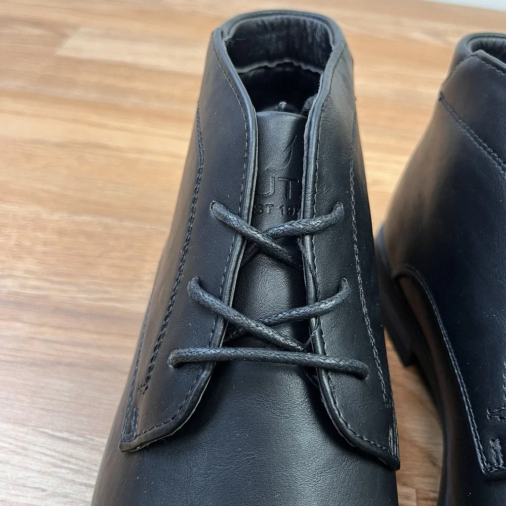 Nautica Largo‎ Chukka Boots Men's Size 8 Black NEW